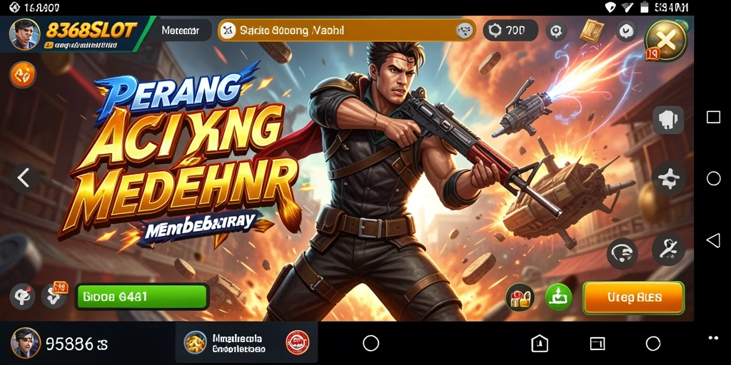 Screenshot 8368SLOT menunjukkan aksi pertarungan yang seru dan mendebarkan.
