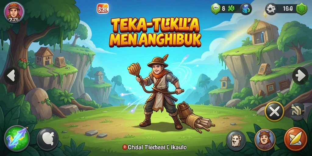 Tampilan menarik dari gameplay puzzle 8ZK dengan tantangan yang menggugah.