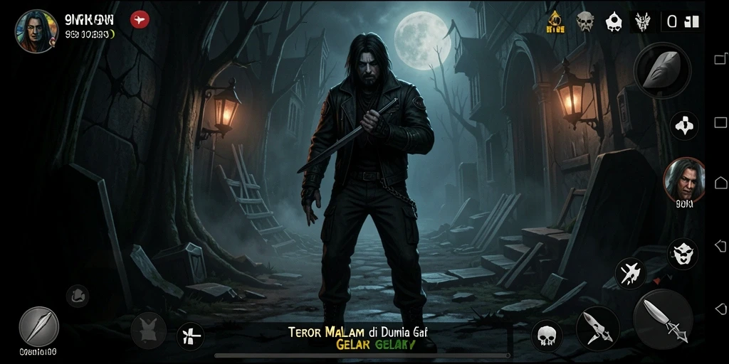 Gameplay mencekam dari 9N9N dengan atmosfer horor yang kuat.