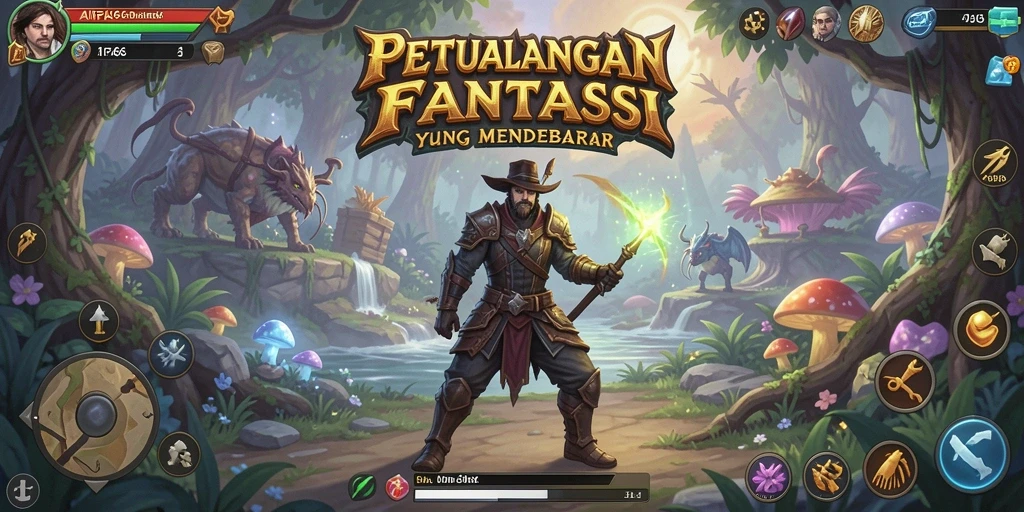 Tampilan seru saat pemain melawan monster dalam AIFA66.