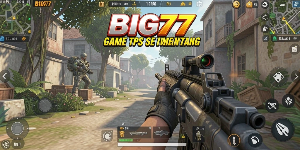 Tampilan gameplay seru di BIG77 dengan aksi tembak-menembak yang mendebarkan.