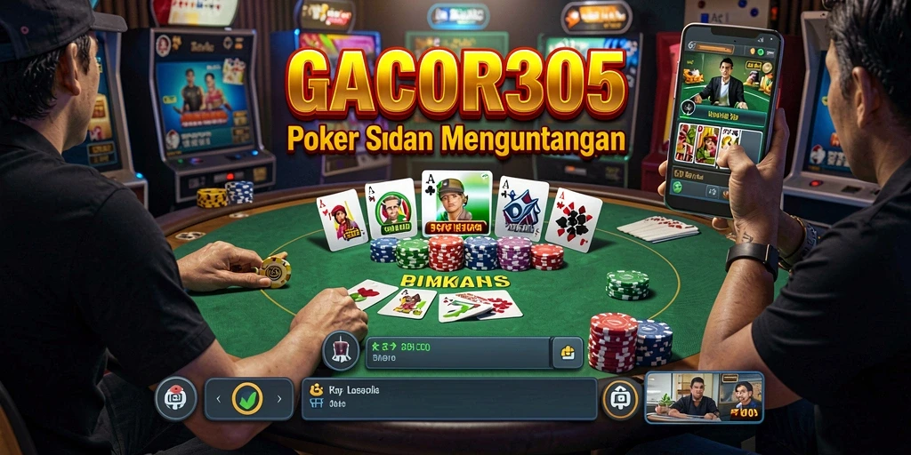 Gameplay seru GACOR305 dengan berbagai mode poker.