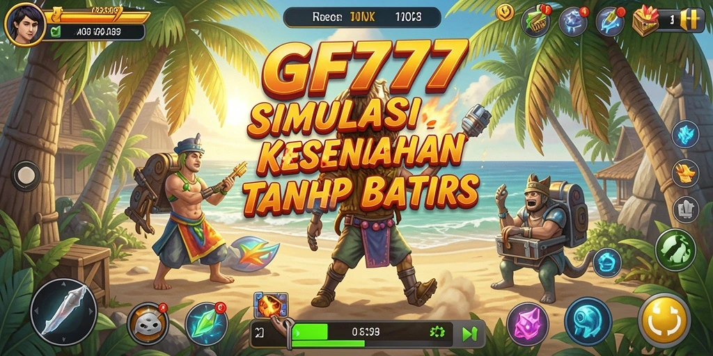 Tampilan gameplay seru dalam simulasi GF777 yang memukau.