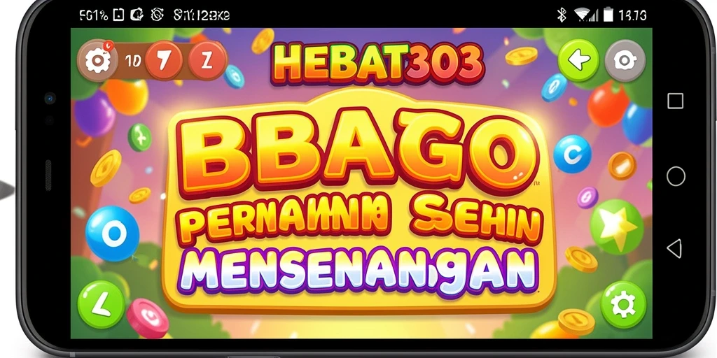 Tampilan gameplay seru HEBAT303 yang penuh warna.