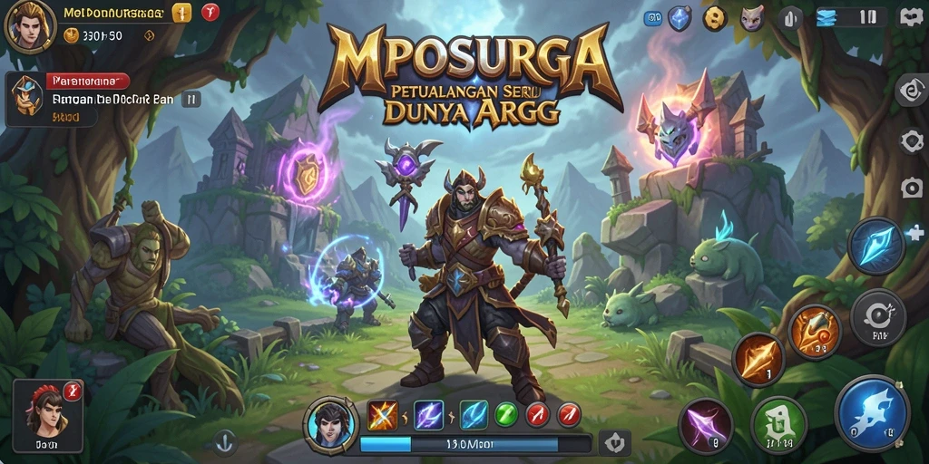 Tampilan gameplay seru di dunia fantasi ARPG MPOSURGA.