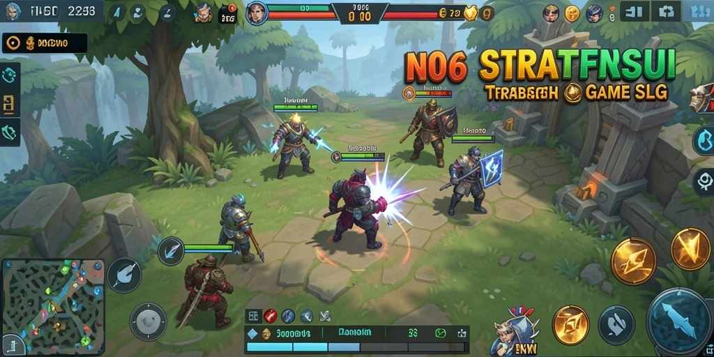 Screenshot gameplay menunjukkan strategi mendalam dalam N06.