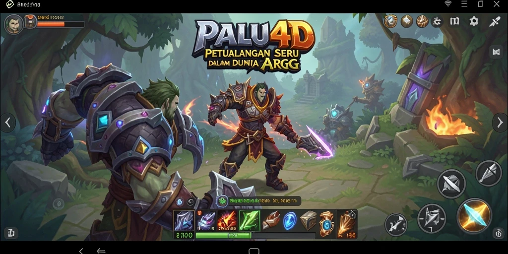 Tampilan gameplay menarik dari PALU4D yang menampilkan pertarungan seru.