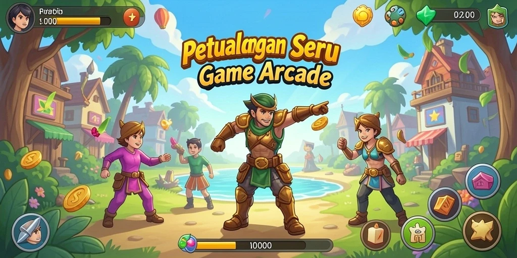 Tampilan gameplay PP7 yang menantang dan seru.