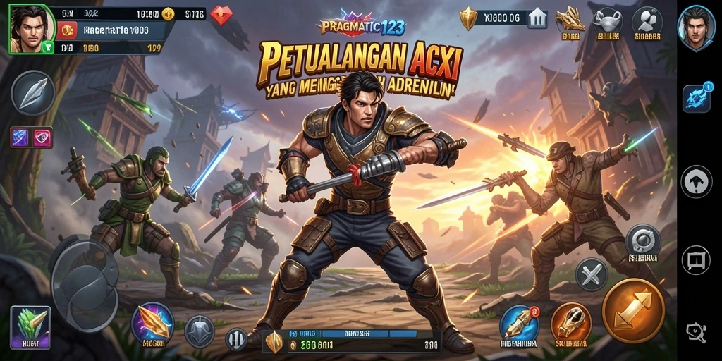 Tampilan gameplay PRAGMATIC123 yang penuh aksi menghadirkan adrenalin tinggi.