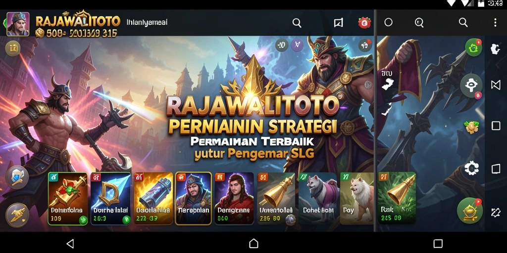 Tampilan gameplay menarik dari RAJAWALITOTO yang menghadirkan strategi mendalam.