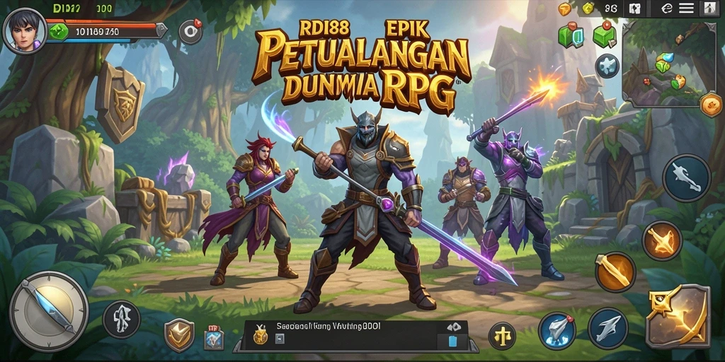 Tangkapan layar RDI88 menampilkan pertempuran yang mendalam dan karakter yang memukau.