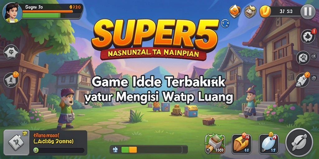 Tampilan gameplay <strong>SUPER5</strong> yang menarik dan interaktif.