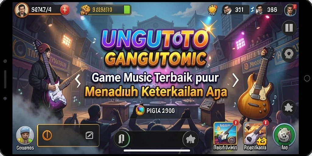 Tampilan gameplay UNGUTOTO yang seru dan interaktif.