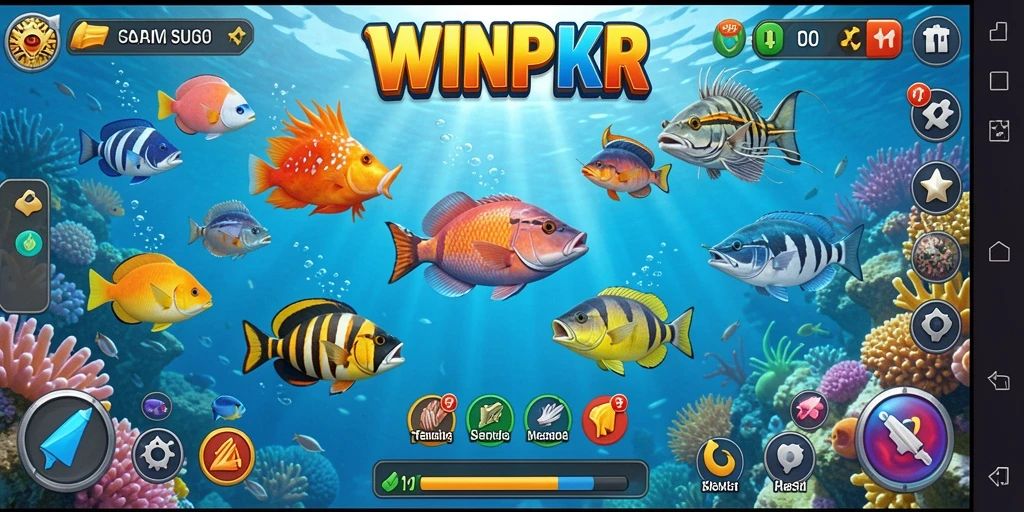 Screenshot gameplay Tembak Ikan yang seru di WINPKR.